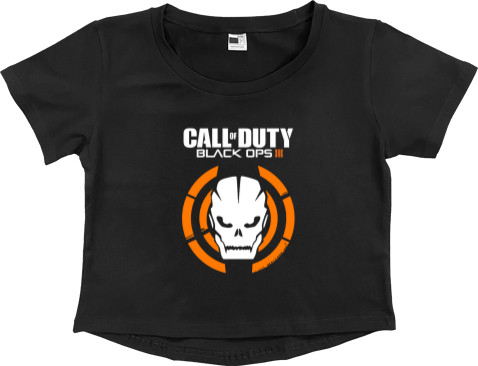 Women's Cropped Premium T-Shirt - Call of duty black ops 3_2 - Mfest