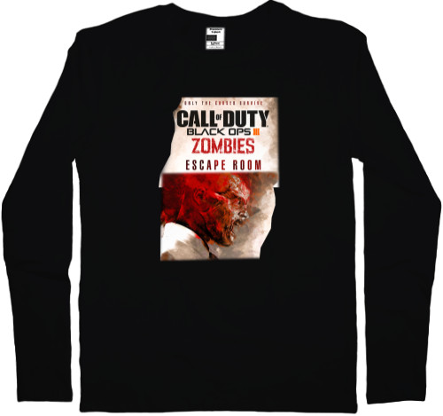 Men's Longsleeve Shirt - Call Of Duty Black Ops 3 Zombies 4 - Mfest