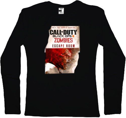 Women's Longsleeve Shirt - Call Of Duty Black Ops 3 Zombies 4 - Mfest