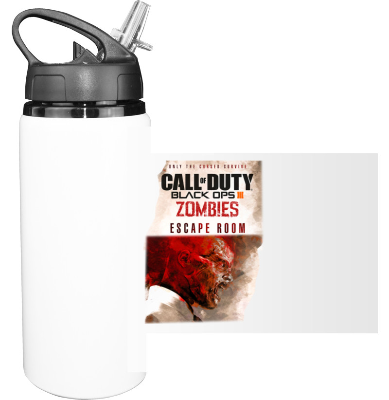 Sport Water Bottle - Call Of Duty Black Ops 3 Zombies 4 - Mfest