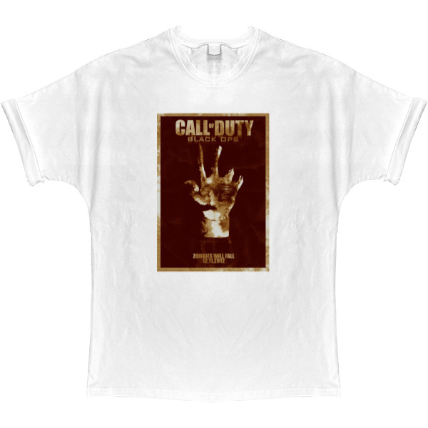 T-shirt Oversize - Call Of Duty Black Ops 3 Zombies 1 - Mfest