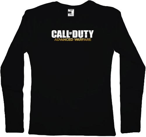 Women's Longsleeve Shirt - Call of Dute Advanced Warface Logo - Mfest