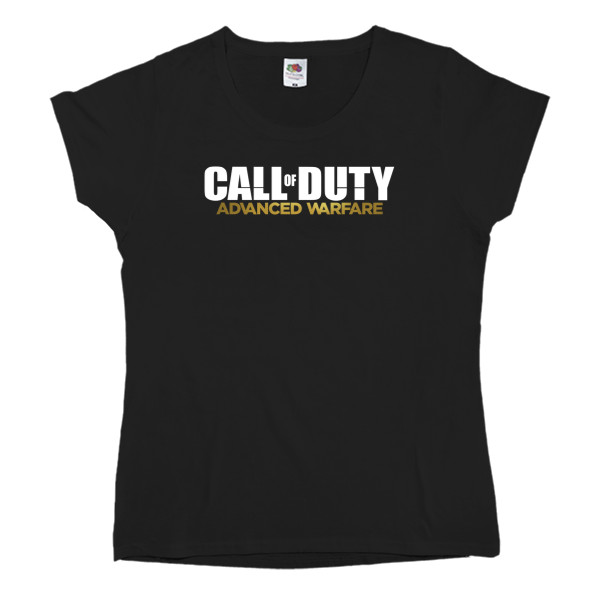 Women's T-shirt Fruit of the loom - Call of Dute Advanced Warface Logo - Mfest