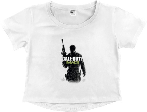 Women's Cropped Premium T-Shirt - Call of Duty 2 - Mfest