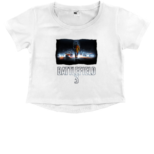 Kids' Premium Cropped T-Shirt - Battlefield 3 - 3 - Mfest