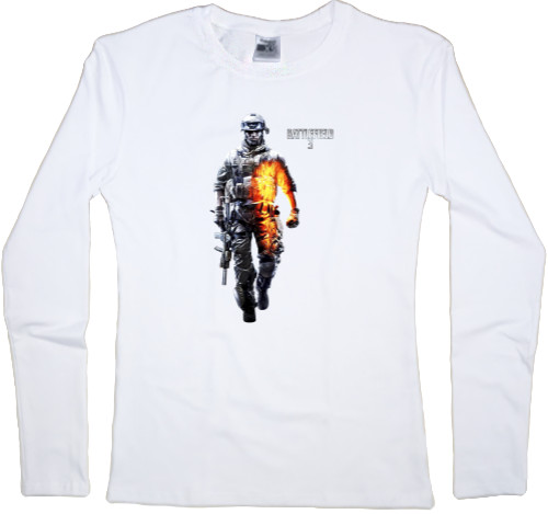 Women's Longsleeve Shirt - Battlefield 3 - 1 - Mfest