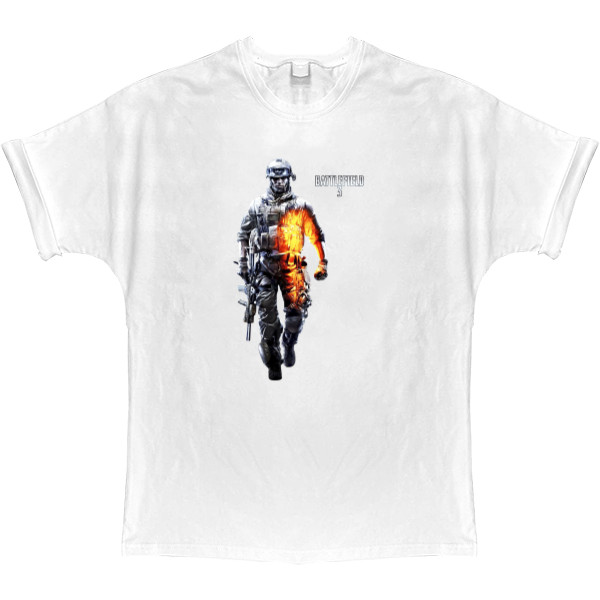 T-shirt Oversize - Battlefield 3 - 1 - Mfest