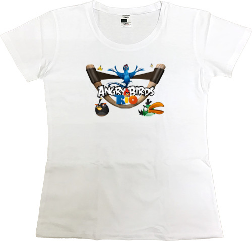 Women's Premium T-Shirt - Angry Birds 19 - Mfest