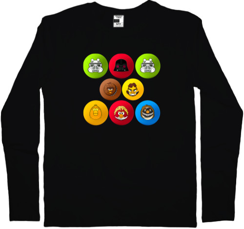 Men's Longsleeve Shirt - Angry Birds 15 - Mfest