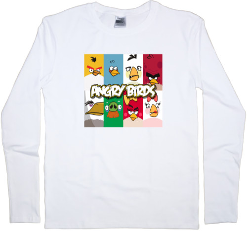 Men's Longsleeve Shirt - Angry Birds 9 - Mfest