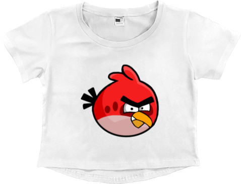 Women's Cropped Premium T-Shirt - Angry Birds 2 - Mfest