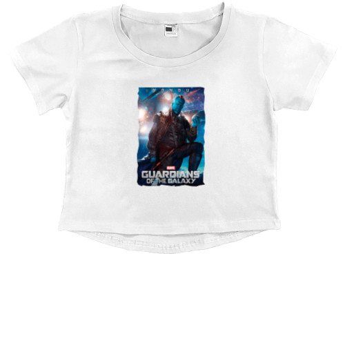 Kids' Premium Cropped T-Shirt - Guardians of the Galaxy Yondu - Mfest