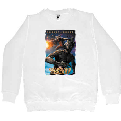 Men’s Premium Sweatshirt - Guardians of the Galaxy Rocket and Groot - Mfest