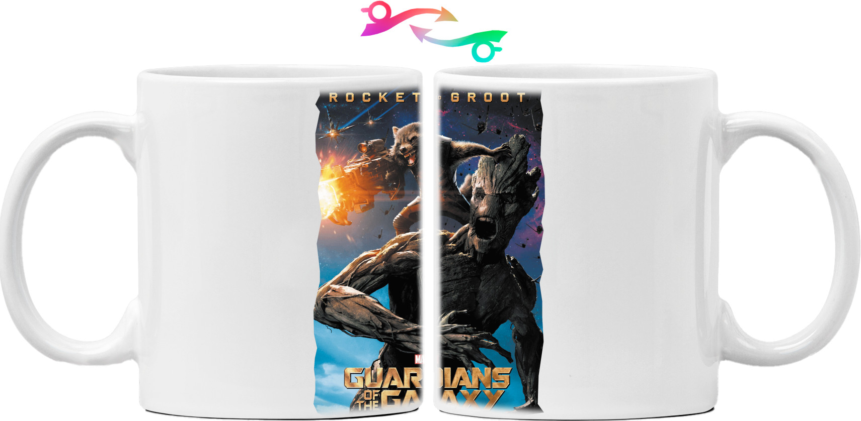 Mug - Guardians of the Galaxy Rocket and Groot - Mfest