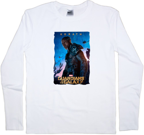 Men's Longsleeve Shirt - Guardians of the Galaxy Korath - Mfest