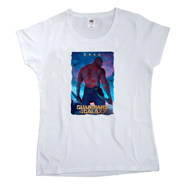 Women's T-shirt Fruit of the loom - Guardians of the Galaxy Drax - Mfest