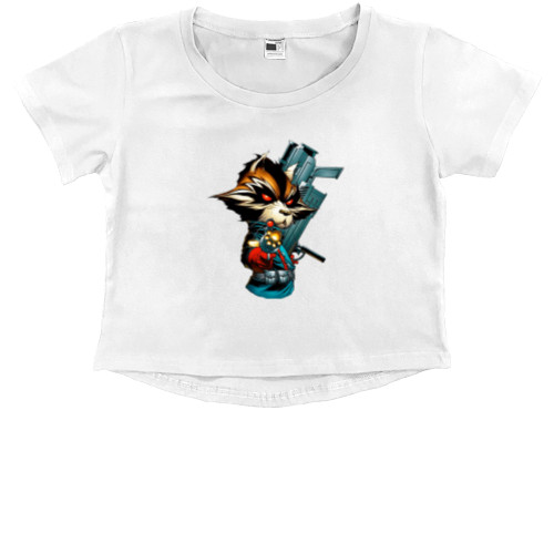 Kids' Premium Cropped T-Shirt - Guardians of the Galaxy 19 - Mfest