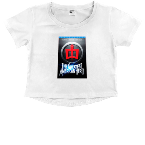 Kids' Premium Cropped T-Shirt - Greatest American Hero 3 - Mfest