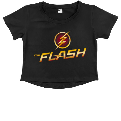 Kids' Premium Cropped T-Shirt - The Flash 9 - Mfest