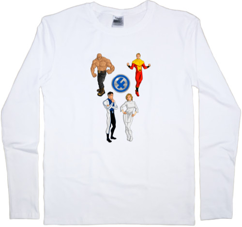 Men's Longsleeve Shirt - Fantastic 4 (4) - Mfest