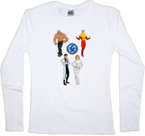 Women's Longsleeve Shirt - Fantastic 4 (4) - Mfest