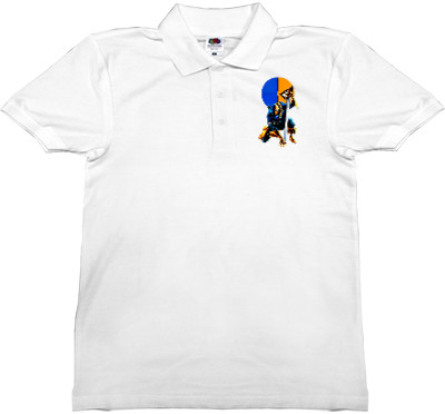 Man's Polo Shirt Fruit of the loom - Deathstroke 1 - Mfest