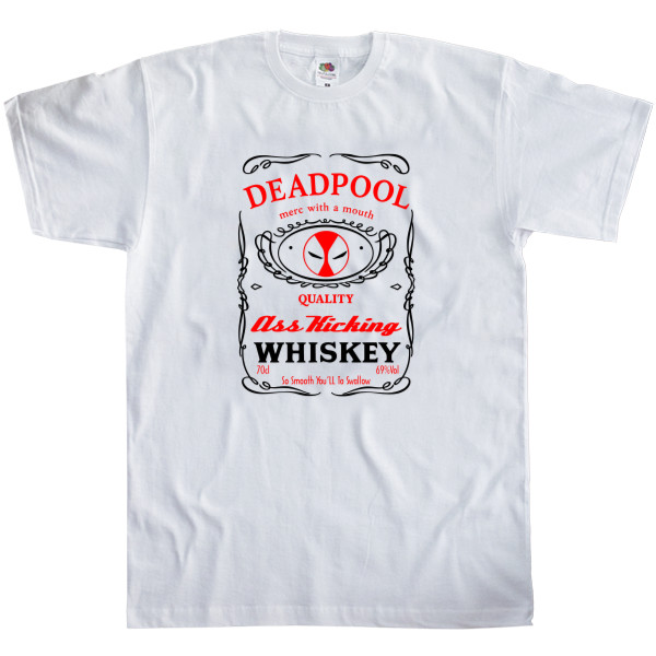 Kids' T-Shirt Fruit of the loom - Deadpool Whiskey - Mfest