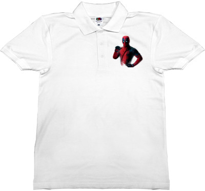 Man's Polo Shirt Fruit of the loom - Deadpool 16 - Mfest