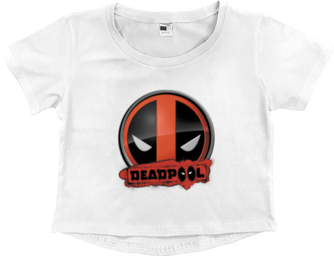 Women's Cropped Premium T-Shirt - Deadpool 6 - Mfest