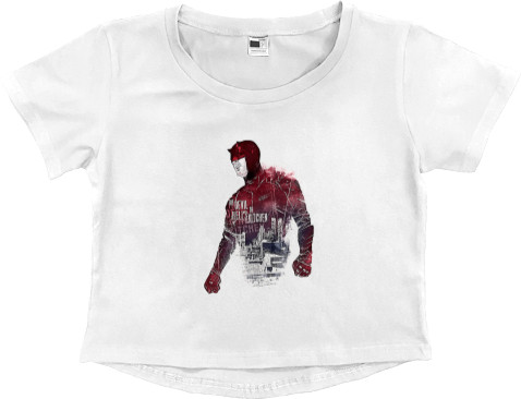 Women's Cropped Premium T-Shirt - Daredevil 5 - Mfest