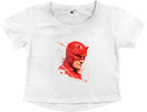 Women's Cropped Premium T-Shirt - Daredevil 3 - Mfest