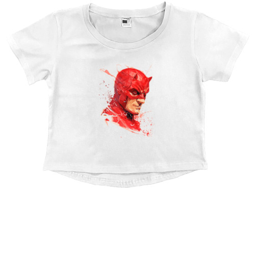 Daredevil - Kids' Premium Cropped T-Shirt - Daredevil 3 - Mfest