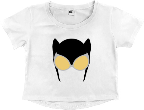 Women's Cropped Premium T-Shirt - Catwoman 3 - Mfest