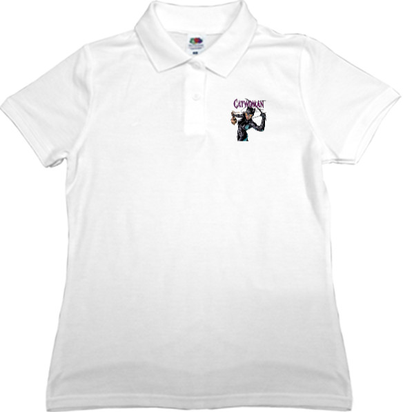 Women's Polo Shirt Fruit of the loom - Catwoman 1 - Mfest