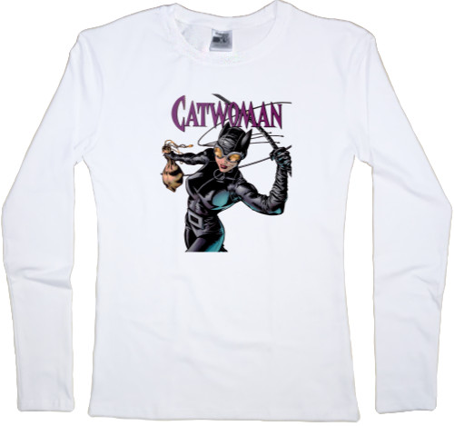 Women's Longsleeve Shirt - Catwoman 1 - Mfest