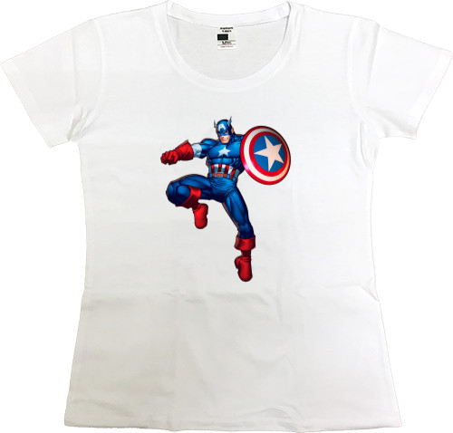 Women's Premium T-Shirt - Captain America 3 - Mfest