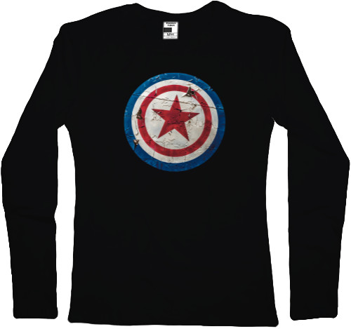 Women's Longsleeve Shirt - Captain America 1 - Mfest