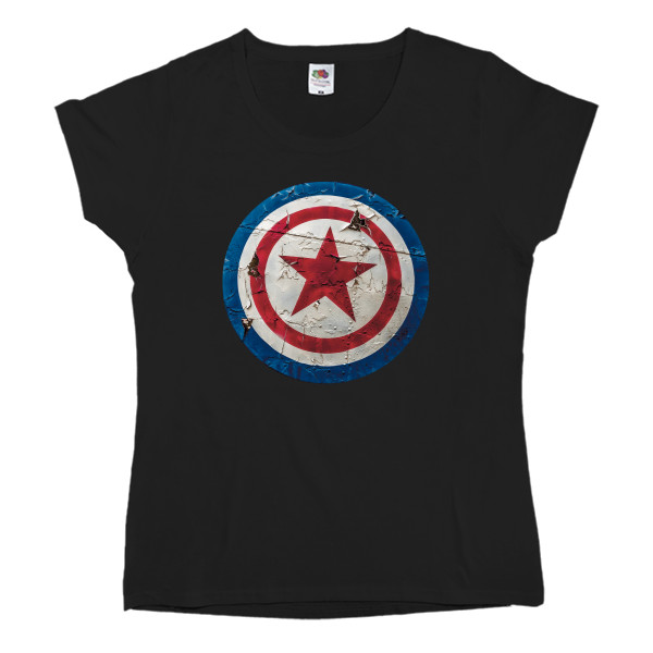 Women's T-shirt Fruit of the loom - Captain America 1 - Mfest