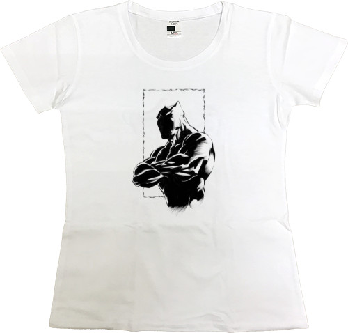 Women's Premium T-Shirt - Black panther 13 - Mfest