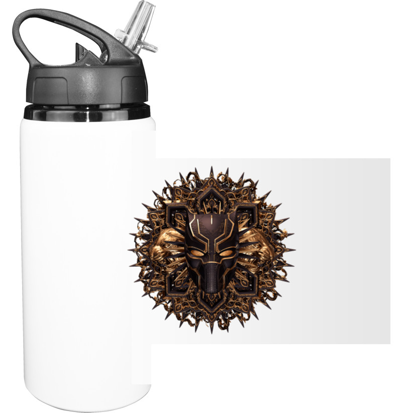 Sport Water Bottle - Black panther 8 - Mfest