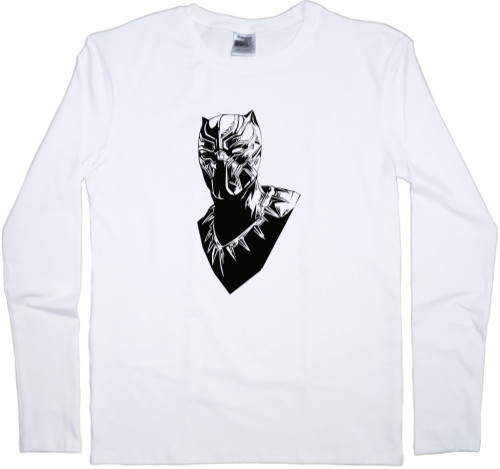 Kids' Longsleeve Shirt - Black panther 7 - Mfest