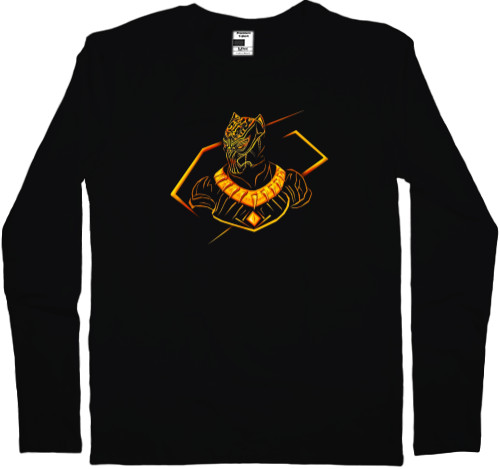 Kids' Longsleeve Shirt - Black panther 6 - Mfest