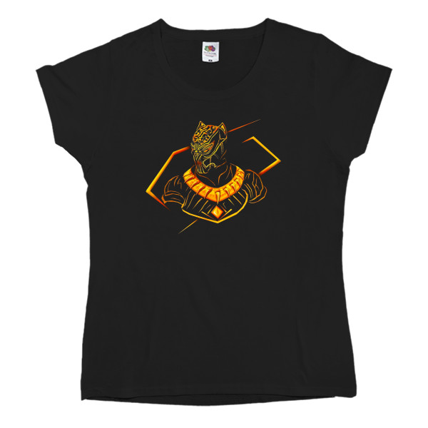 Women's T-shirt Fruit of the loom - Black panther 6 - Mfest