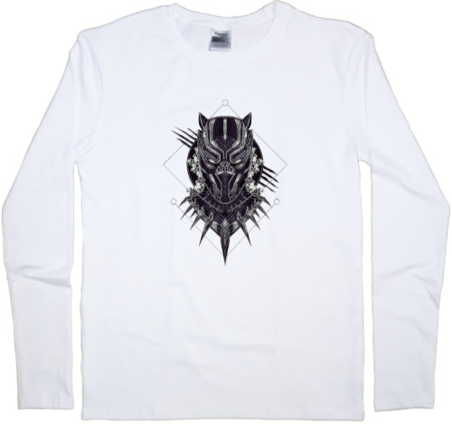 Kids' Longsleeve Shirt - Black panther 5 - Mfest