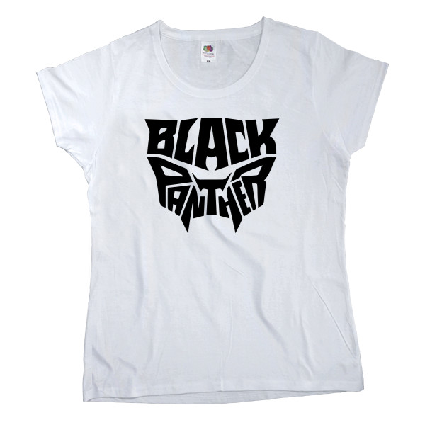 Women's T-shirt Fruit of the loom - Black panther 1 - Mfest