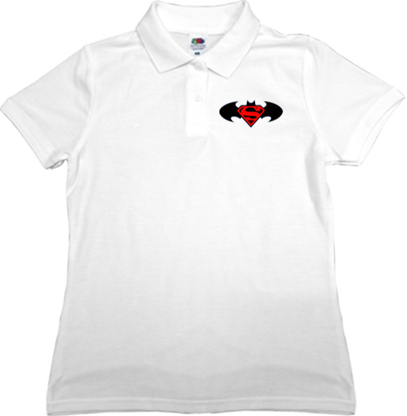 Women's Polo Shirt Fruit of the loom - Super batman - Mfest