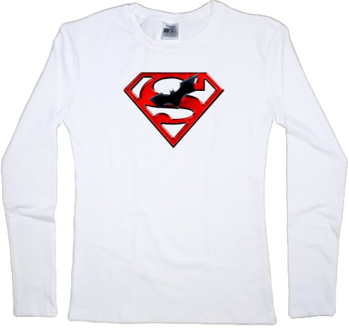 Women's Longsleeve Shirt - Super batman 1 - Mfest