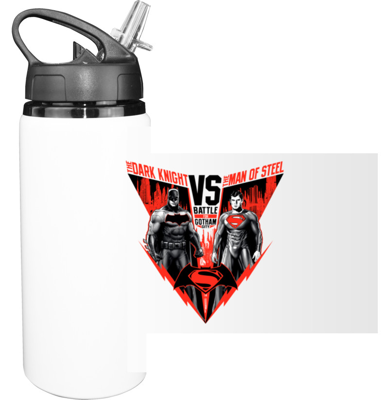 Sport Water Bottle - Batman vs Superman 4 - Mfest