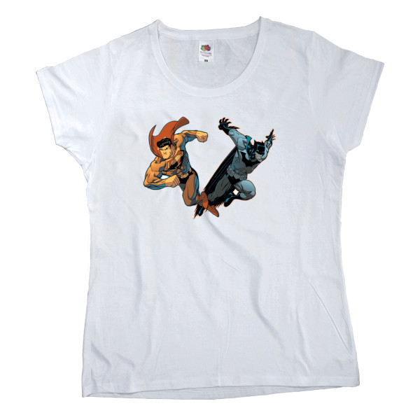 Women's T-shirt Fruit of the loom - Batman vs Superman 3 - Mfest