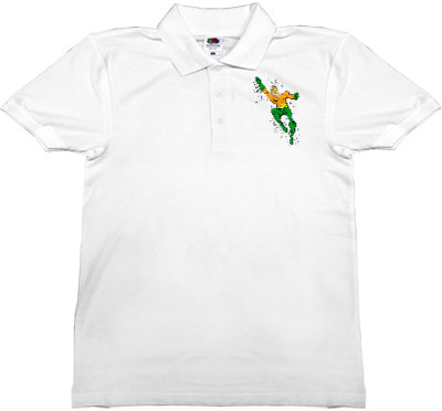 Man's Polo Shirt Fruit of the loom - Aquaman 3 - Mfest